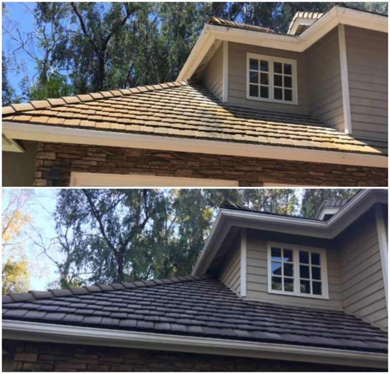 roof cleaning Mission Viejo CA 768x738 1